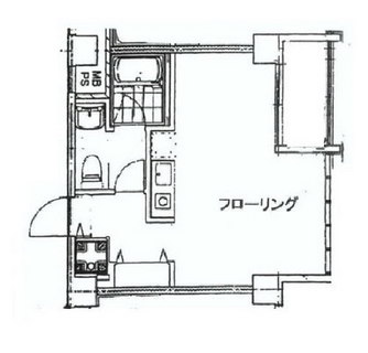 東京都中央区月島２丁目 賃貸マンション 1R