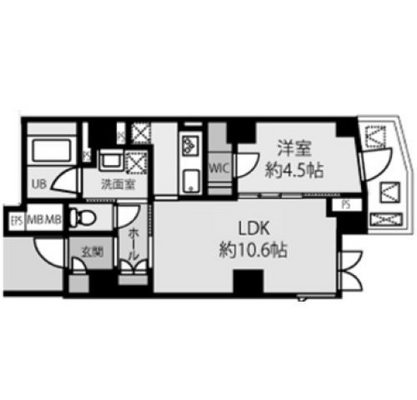 中央区賃貸マンション・1LDK