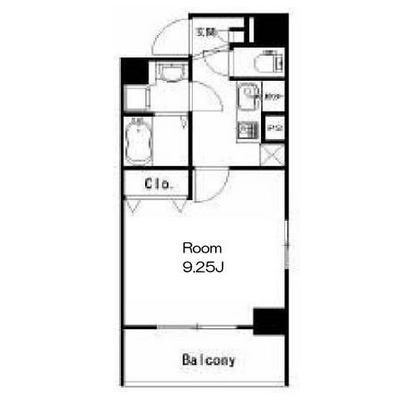 中央区賃貸マンション・1K