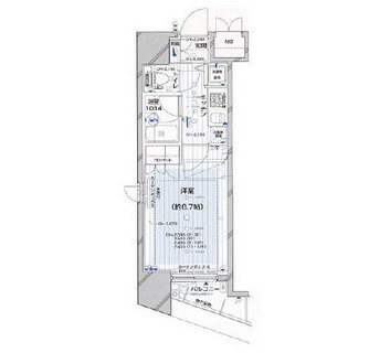 東京都中央区新川２丁目 賃貸マンション 1K