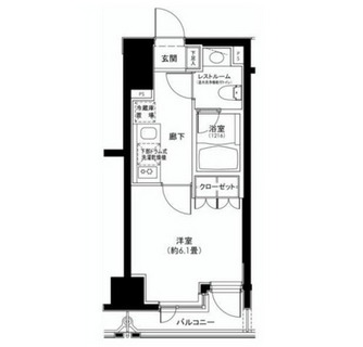 東京都中央区日本橋兜町 賃貸マンション 1K