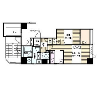 東京都中央区築地６丁目 賃貸マンション 1LDK