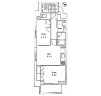 東京都中央区日本橋浜町２丁目 賃貸マンション 2DK