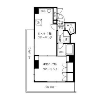 東京都中央区月島１丁目 賃貸マンション 1LDK