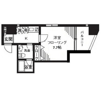 東京都中央区築地７丁目 賃貸マンション 1K