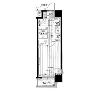 東京都中央区日本橋箱崎町 賃貸マンション 1K